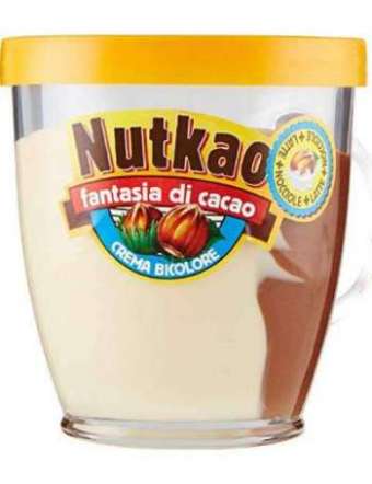 NUTKAO CREMA BICOLORE TAZZA VETRO GR 300