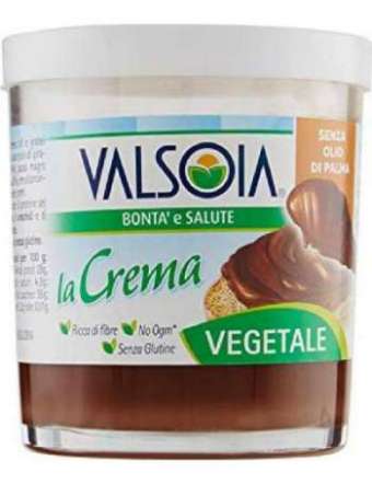 VALSOIA CREMA CACAO E NOCCIOLA VETRO GR 200