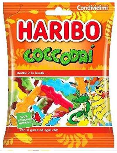 HARIBO COCCODRILLI CARAMELLE GR 175