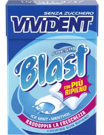 VIVIDENT FRESH BLAST BLUE PERFETTI GR 30