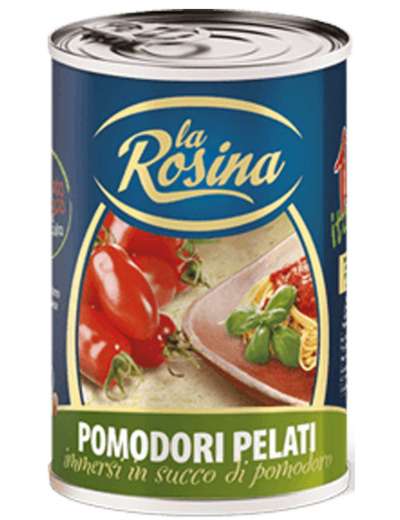 LA ROSINA POMODORI PELATI LATTA GR 400