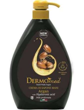 DERMOMED CREMA DI SAPONE LIQUIDO MANI OLIO DI ARGAN DISPENSER 1 LITRO