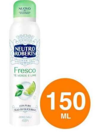 NEUTRO ROBERTS DEODORANTE SPRAY FRESCO TE' VERDE E LIME ML 150