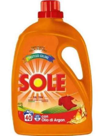 SOLE LAVATRICE 40 MISURINI PROTEGGI COLORE CON OLIO DI ARGAN LT 2