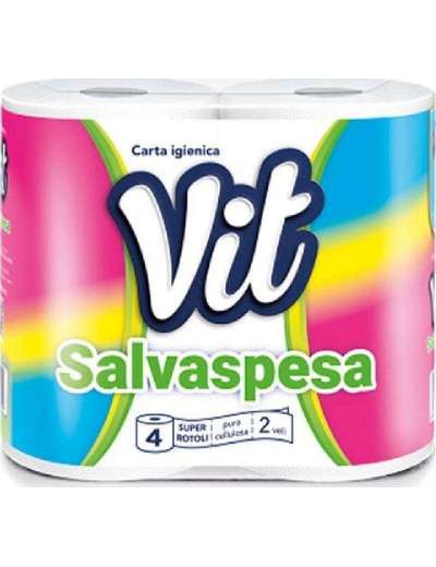 VIT CARTA IGIENICA 4 ROTOLI SALVASPESA