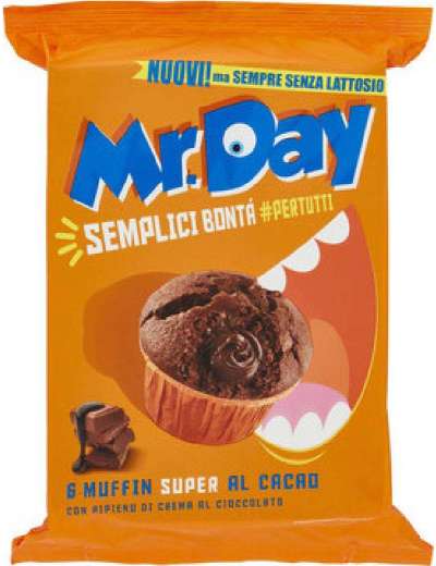 MR DAY MUFFIN CIOCCOLATO SENZA LATTOSIO GR 300