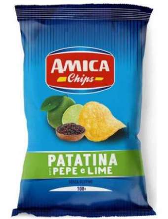 AMICA CHIPS PATATINE PEPE E LIMONE GR 100