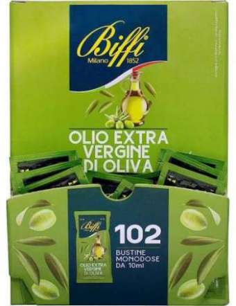 BIFFI OLIO EXTRA VERGINE DI OLIVA MONO ML 10 X 102 BUSTINE