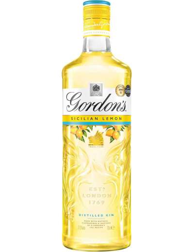 GORDON'S GIN SICILIAN LEMON CL 70