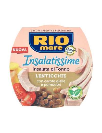INSALATISSIME LENTICCHIE/TONNO GR 160