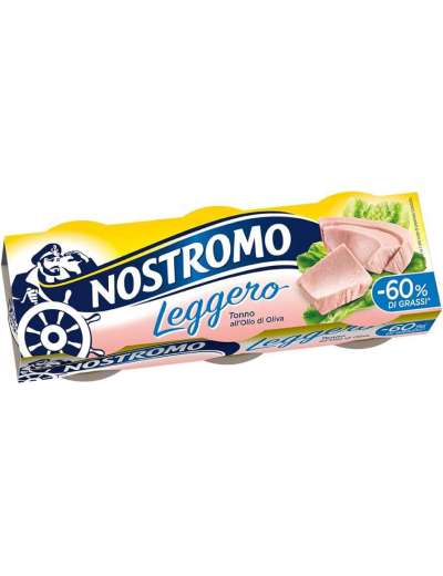 NOSTROMO TONNO LEGGERO3X60GR 180