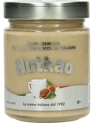 NUTKAO CREMA LATTE E NOCCIOLA VT GR 350