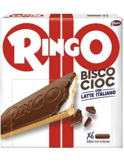 PAVESI RINGO BISCO CIOC LATTE GR 162