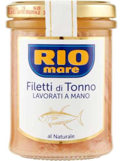 RIOMARE FILETTI NATURALE TONNO VT GR 180