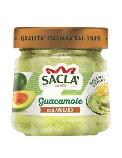 SACLA' SALSA GUACAMOLE CON AVOCADO GR 190