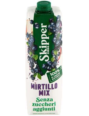 SKIPPER SENZA ZUCCHERO MIRTILLO MIX BRICK LT 1