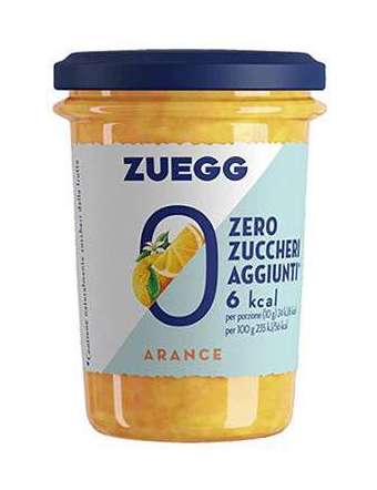 ZUEGG SENZA ZUCCHERO ARANCIA CONFETTURA GR 220