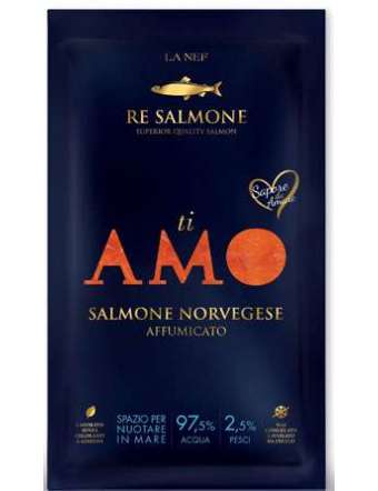 LA NEF RE SALMONE NORVEGESE FETTE GR 50