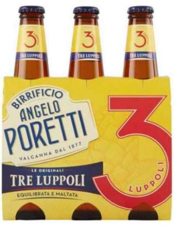 PORETTI BIRRA 3 LUPPOLI CL 3X33