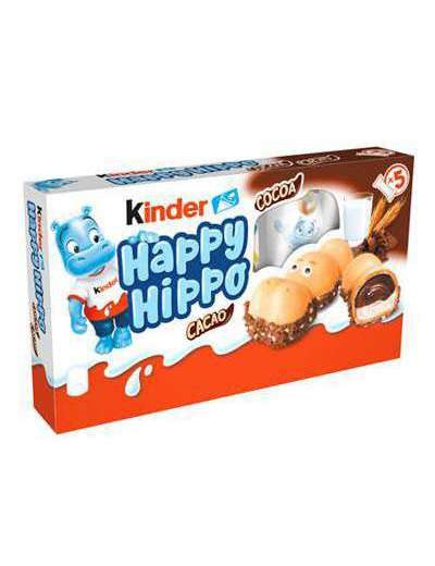 KINDER HAPPY HIPPO CACAO T5 GR 104
