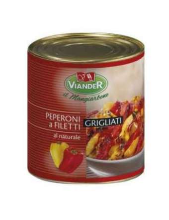 VIANDER PEPERONI A FILETTI GRIGLIATI AL NATURALE GR 780