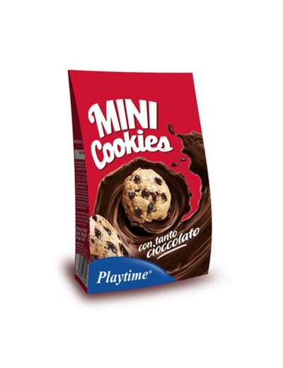 PLAYTIME MINI COOKIES CON CIOCCOLATO GR 120