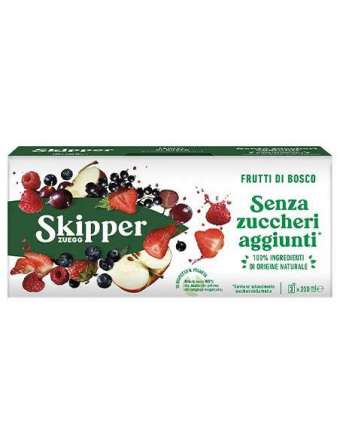 SKIPPER 3X200 SUCCO FRUTTI DI BOSCO SENZA ZUCCHERO BRICK ML 600