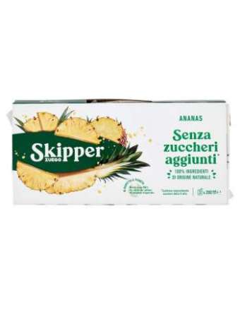 SKIPPER 3X200 SUCCO ANANAS SENZA ZUCCHERI BRICK ML 600