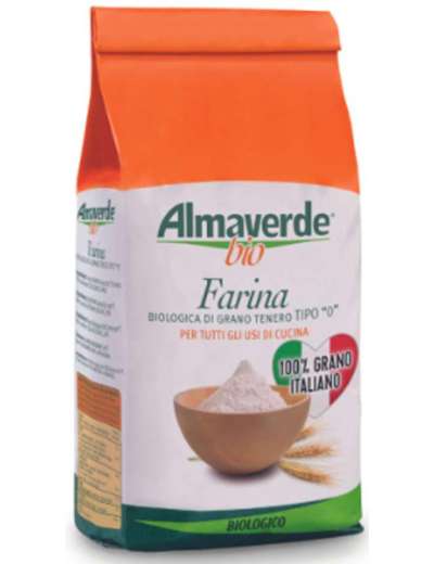 ALMAVERDE BIO FARINA GRANO TENERO '0' KG 1