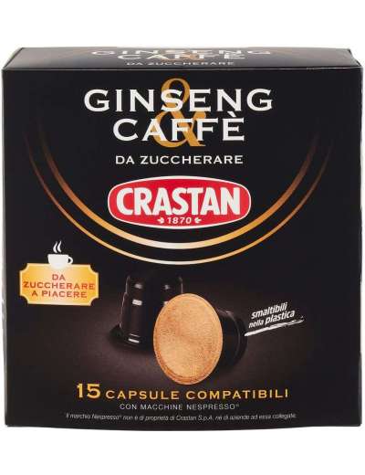 CRASTAN CAPSULE GINSENG E CAFFE 15 PZ 50 GR