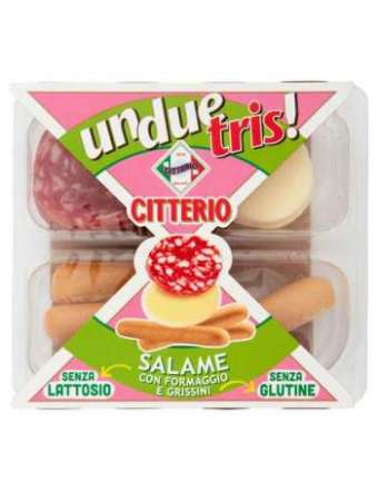 UNDUETRIS SALAME SENZA GLUTINE E SENZA LATTOSIO GR 80