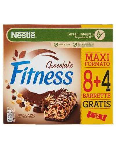 FITNESS BARRETTE CIOCCOLATO 8+4 GR 282