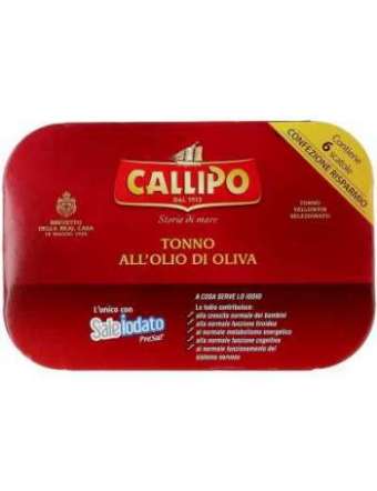CALLIPO TONNO OLIO D'OLIVA 6X70GR 420
