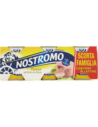 NOSTROMO O/OLIVA 6X60G TONNO GR 360