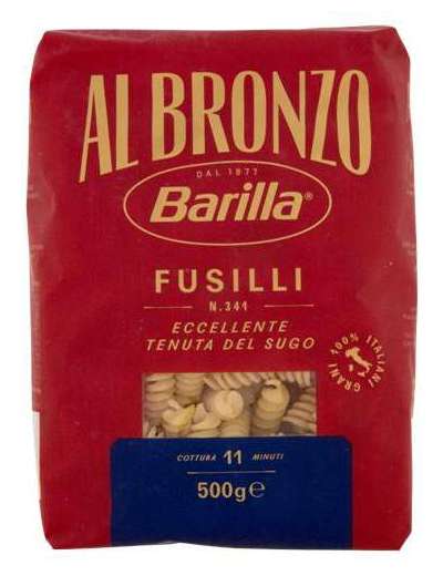 BARILLA BRONZO FUSILLI GR 500