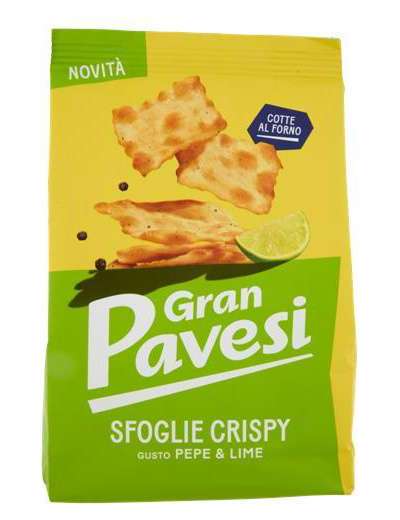 GRAN PAVESI SFOGLIE PEPE E LIME GR 150