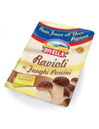 DIVELLA RAVIOLI AI FUNGHI PORCINI GR 250