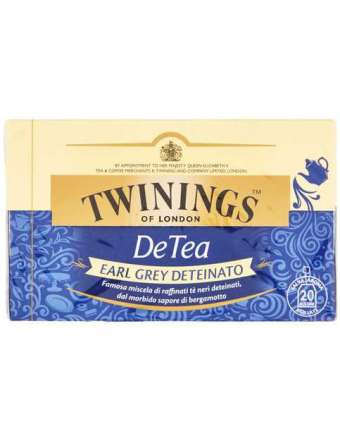 TWININGS TE' DETEINATO EARL GREY GR 40