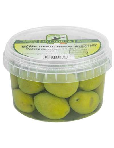 VITTORIA OLIVE VERDI DOLCI GIGANTI BUSTA GR 250