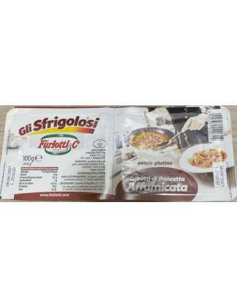 GLI SFRIGOLOSI PANCETTA AFFUMICATA DADINI GR 50 X 2