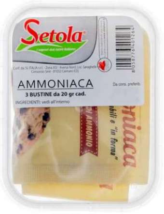 SETOLA AMMONIACA 3 BUSTE GR 20