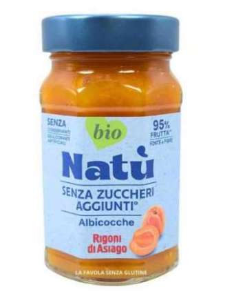 RIGONI BIO NATU MARMELLATA ALBICOCCA SENZA ZUCCHERI GR 240