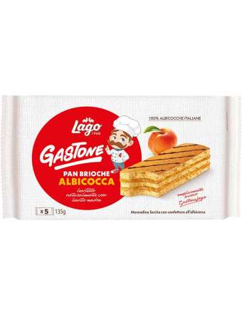 LAGO PAN BRIOCHE ALBICOCCA X5 GR 135