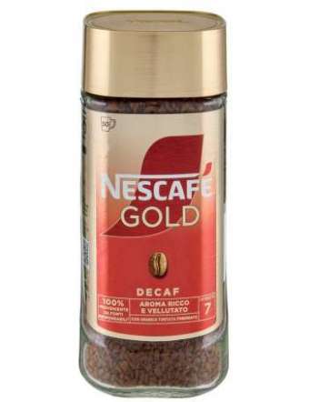 NESCAFE GOLD DECAFFEINATO GR 100
