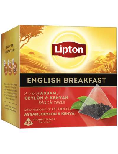 LIPTON PYRAMID ENGLISH BREAKFAST 20F