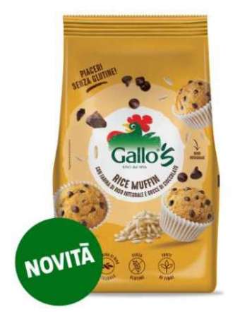 RICE MUFFIN INTEGR GOCCE DI CIOCC GR 200