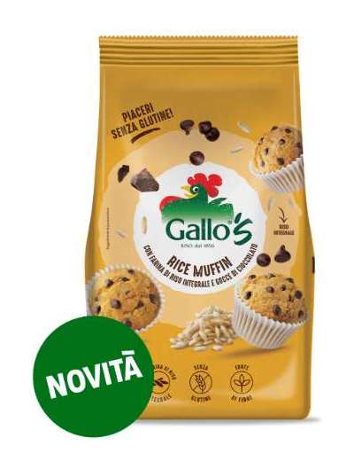 RICE MUFFIN INTEGR GOCCE DI CIOCC GR 200