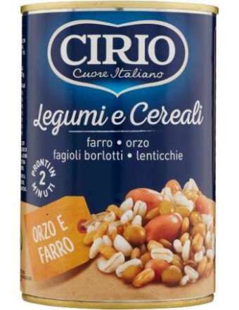 CIRIO LEGUMI E CEREALI LATT. GR 400