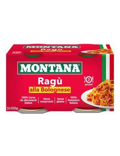 MONTANA RAGU' BOLOGNESE GR 100X2