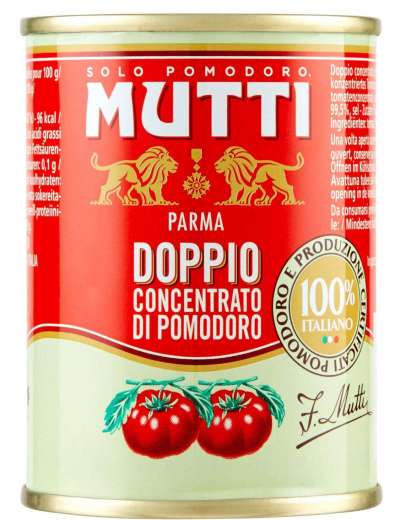 MUTTI DOPPIO CONCENTRATO LATTINA GR 140
